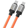 Baseus kabel CoolPlay USB-C - USB-C 2m 100W pomarańczowy