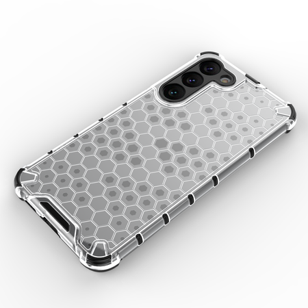 Honeycomb etui do Samsung Galaxy S23+ pancerny hybrydowy pokrowiec przezroczyste