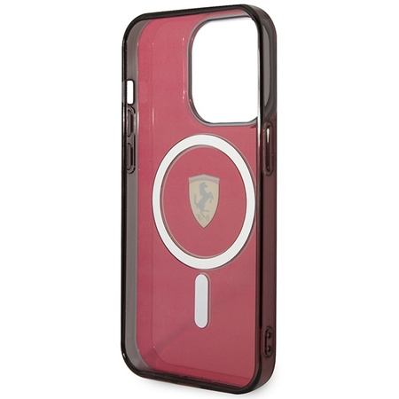 Ferrari FEHMP14XURKR iPhone 14 Pro Max 6.7" red/red hardcase Translucent Magsafe