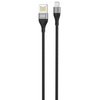 XO kabel NB188 USB - Lightning 2.4A 1,0m szary dwustronne USB