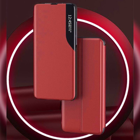 Etui SAMSUNG GALAXY A72 4G / 5G Flip Leather Smart View czerwone