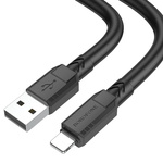 Borofone Kabel BX81 Goodway - USB na Lightning - 2,4A 1 metr czarny