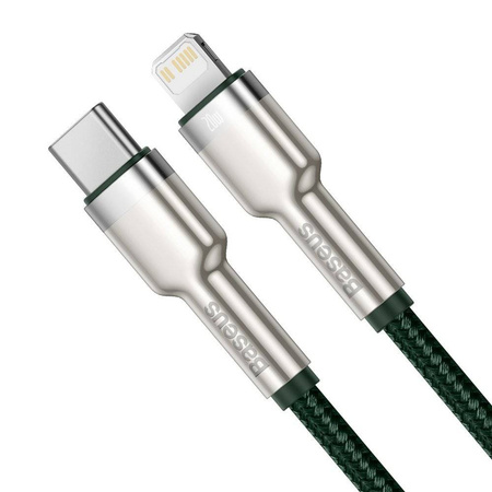 Baseus Cafule Series Metal Data Cable Type-C to iP PD 20W 1m Green