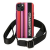 Karl Lagerfeld KLHCP14SSTSTP iPhone 14 6,1" hardcase różowy/pink Color Stripes Strap