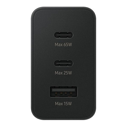 Samsung Wandladegerät 2x USB Type C / USB 65W schwarz (EP-T6530NBEGEU)