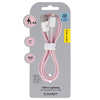 Blavec Kabel Candy oplot - USB na Lightning - 2,4A 2 metry (CCA-UL24P20) różowy