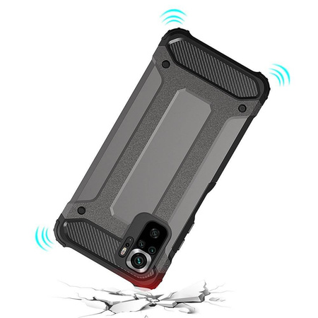 Hybrid Armor Case Tough Rugged Cover for Xiaomi Poco M4 Pro 5G black