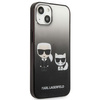 Karl Lagerfeld KLHCP13STGKCK iPhone 13 mini 5,4 &quot;hardcase black / black Gradient Ikonik Karl &amp; Choupette