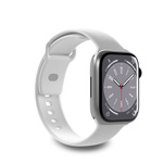 PURO ICON - Elastyczny pasek do Apple Watch 42/44/45/49 mm (S/M & M/L) (White)