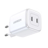 Schnellladegerät GaN 2 x USB-C 45W QC PD Ugreen CD294 – weiß