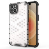 Honeycomb case for iPhone 14 armored hybrid cover transparent