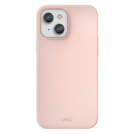 UNIQ etui Lino iPhone 13 6,1" różowy/blush pink