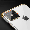 Clear Color Case Gel TPU Cover mit Metallic Rahmen für Xiaomi Redmi Note 11 Pro + 5G / 11 Pro 5G / 11 Pro schwarz