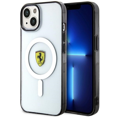 Ferrari FEHMP14MURKT iPhone 14 Plus 6,7" klar/transparente Hardcase Outline Magsafe