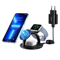 Choetech 3in1 induktive Ladestation iPhone 12/13/14, AirPods Pro, Apple Watch schwarz (T587-F)