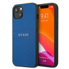 Guess GUHCP13SPSASBBL iPhone 13 mini 5,4" niebieski/blue Saffiano Strap