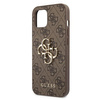 Oryginalne Etui IPHONE 13 6,1" Guess Hardcase 4G Big Metal Logo GUHCP13M4GMGBR brązowe