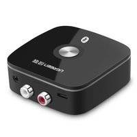 Ugreen adapter odbiornik Bluetooth 5.0 2RCA / 3,5 mm mini jack czarny (40759)