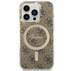 Guess GUHMP14LH4STW iPhone 14 Pro 6.1" brown/brown hardcase 4G MagSafe