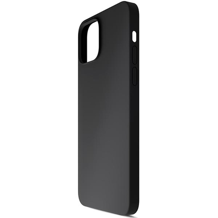 iPhone 13 mini silicone case from the 3mk Silicone Case series - black