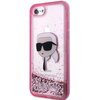 Karl Lagerfeld KLHCI8LNKHCP iPhone 7/8/ SE 2020/2022 pink/pink hardcase Glitter Karl Head