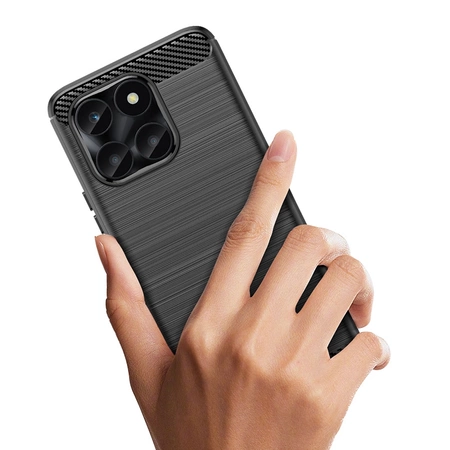 Etui Carbon Case do Honor X6a - czarne