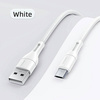 USAMS Kabel U68 microUSB 2A Fast Charge 1m biały/white SJ502USB02 (US-SJ502)