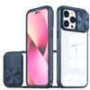 Case APPLE IPHONE 15 PRO Camslider navy blue