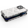 Honeycomb Case armor cover with TPU Bumper for iPhone 13 Pro Max blue