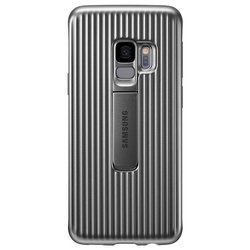 Samsung Protective Standing Cover - Etui Samsung Galaxy S9 z podstawką (srebrny)