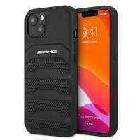 AMG AMHCP13SGSEBK iPhone 13 mini 5,4" czarny/black hardcase Leather Debossed Lines