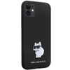 Karl Lagerfeld nakładka do iPhone 11 KLHCN61SMHCNPK czarna HC Silicone C Metal Pin