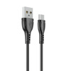 Borofone Kabel BX51 Triumph - USB na Micro USB - 2,4A 1 metr czarny