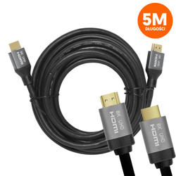 Kabel HDMI-HDMI (v2.1 | 8K | 5 m) czarny