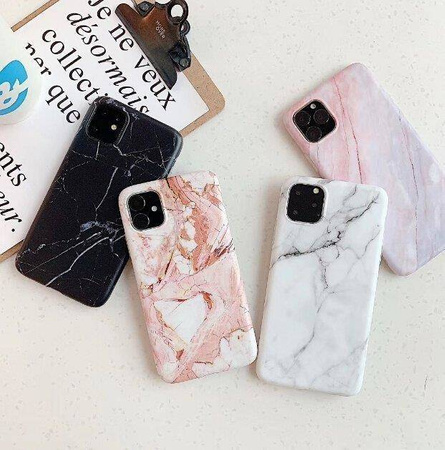 Wozinsky Marble żelowe etui pokrowiec marmur Samsung Galaxy S21+ 5G (S21 Plus 5G) czarny