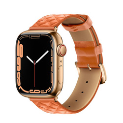 HOCO pasek do Apple Watch 38/40/41mm Elegant leather WA18 pomarańcz