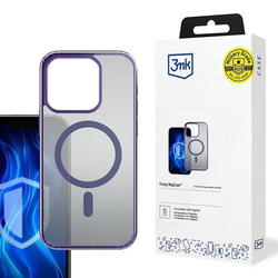 3MK Frosty MagCase iPhone 15 Pro fioletowy/purple