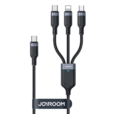 Kabel wielofunkcyjny USB to USB-C 2x Lightning Micro Joyroom S-A18