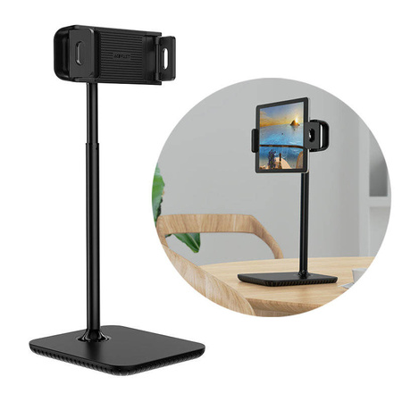 Acefast telescopic phone and tablet holder (135-230mm wide) for the desk 360 ° black (E4 black)