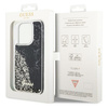 Guess GUHCP14LLCSGSGK iPhone 14 Pro 6.1" black/black hardcase Liquid Glitter Marble