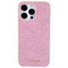 Guess GUHCP15SP4EPMP iPhone 15 6,1&quot; rosa/rosa Hardcase Leder 4G gestempelt