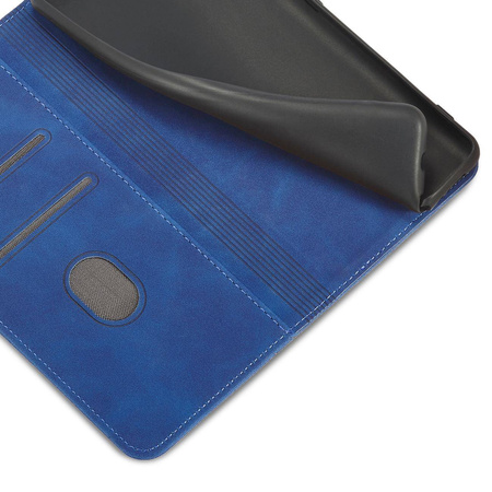 Magnet Fancy Case for Samsung Galaxy S23+ flip cover wallet stand blue