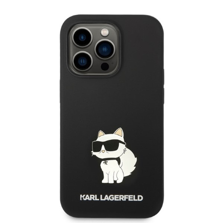 Karl Lagerfeld Silicone NFT Choupette - Etui iPhone 14 Pro Max (czarny)