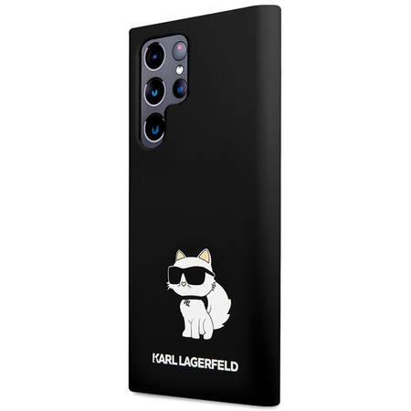 Karl Lagerfeld nakładka do Samsung Galaxy S24 Ultra KLHCS24LSNCHBCK czarna HC SILICONE NFT CHOUPETTE