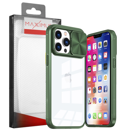 Case IPHONE 14 MX CamSlider green