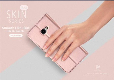 Etui XIAOMI REDMI K30 / XIAOMI POCO POCO X2 z klapką Dux Ducis skórzane Skin Leather jasny róż