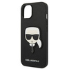 Karl Lagerfeld KLHCP14MSAPKHK iPhone 14 Plus 6,7" czarny/black hardcase Saffiano Karl`s Head Patch