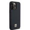 DKNY DKHMP14LPSHRPSK iPhone 14 Pro 6.1" czarny/black hardcase Leather Pattern Metal Logo MagSafe