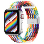 Strap Fabric replacement band strap for Watch 6 / 5 / 4 / 3 / 2 (40mm / 38mm) braided cloth bracelet multicolour  (2)