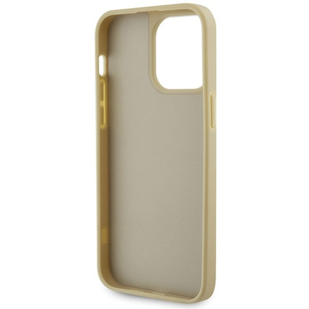 Guess GUHCP14XHDGTPD iPhone 14 Pro Max 6,7&quot; Gold/Gold Hardcase Strass Dreieck